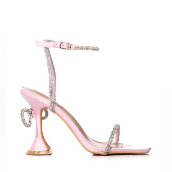 Pink Rhinestone Heels - Picture 6 of 10